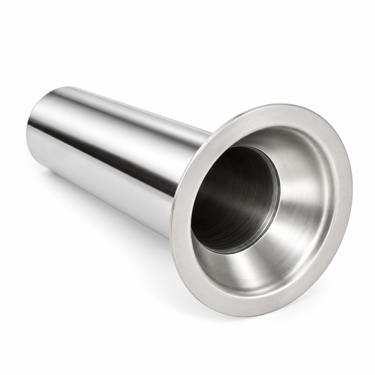 #22 Sausage Stuffer Tube, 2" Stainless Steel Meat Grinder Stuffing Tube