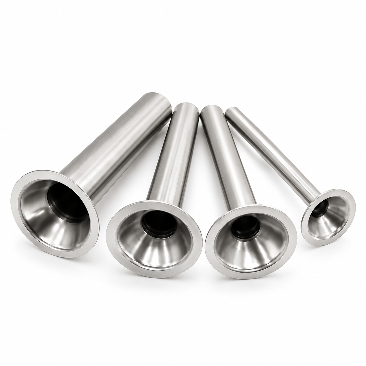 #8 Sausage Stuffer Tubes, 4-Pack Stainless Steel Meat Grinder Accessories