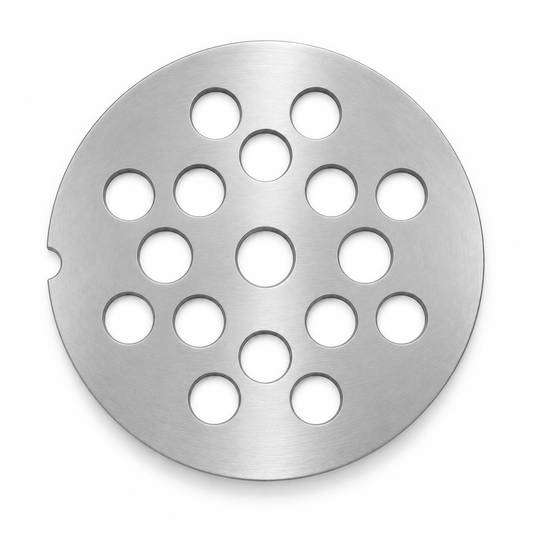 #12 Meat Grinder Plate, 2.72" (69 mm) Stainless Steel Grinding Disc