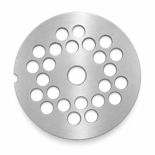 #12 Meat Grinder Plate, 2.72" (69 mm) Stainless Steel Grinding Disc