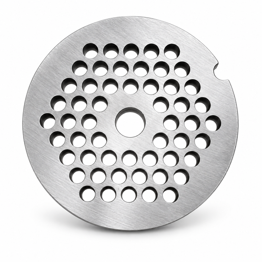 #22 Meat Grinder Plate, 3.15" (80 mm) Stainless Steel Grinding Disc