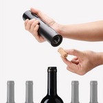 Load image into Gallery viewer, Electric Wine Opener, Automatic Electric Wine Bottle Corkscrew Opener with Foil Cutter, Stainless Steel
