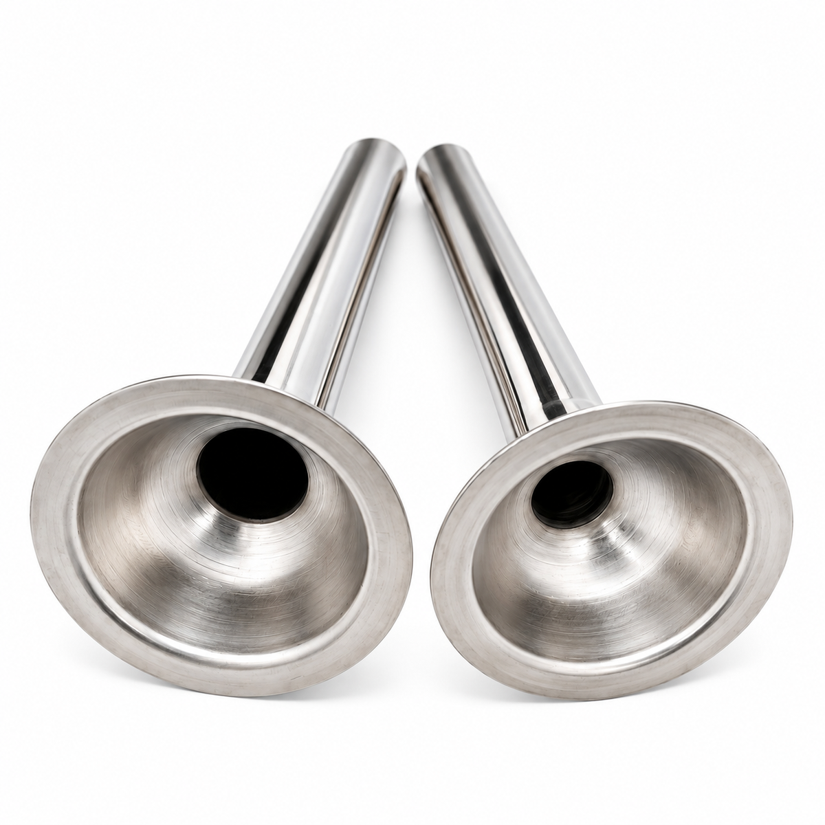 2-Pack #5 Meat Grinder Sausage Stuffing Tubes, Stainless Steel 1/2" & 3/4" Stuffer Tubes