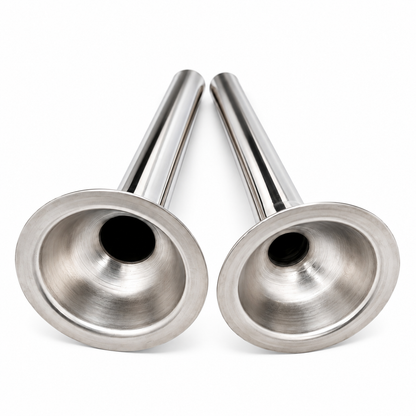 2-Pack #5 Meat Grinder Sausage Stuffing Tubes, Stainless Steel 1/2" & 3/4" Stuffer Tubes
