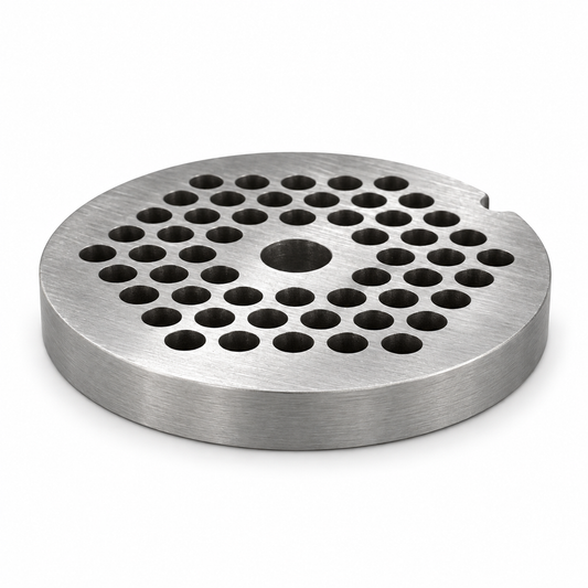 #22 Meat Grinder Plate, 3.15" (80 mm) Stainless Steel Grinding Disc