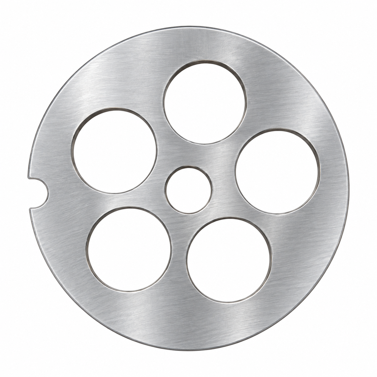 #8 Meat Grinder Plate, 2.43" (61.6 mm) Stainless Steel Grinding Disc