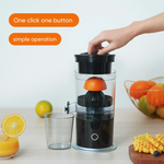 Load image into Gallery viewer, Electric Citrus Juicer, Patented Hands-Free 1-Button Easy Press Squeezer for Lemon Lime Orange Grapefruit, Wireless Portable Juice Machine, Easy Clean, USB Rechargeable, 200ml
