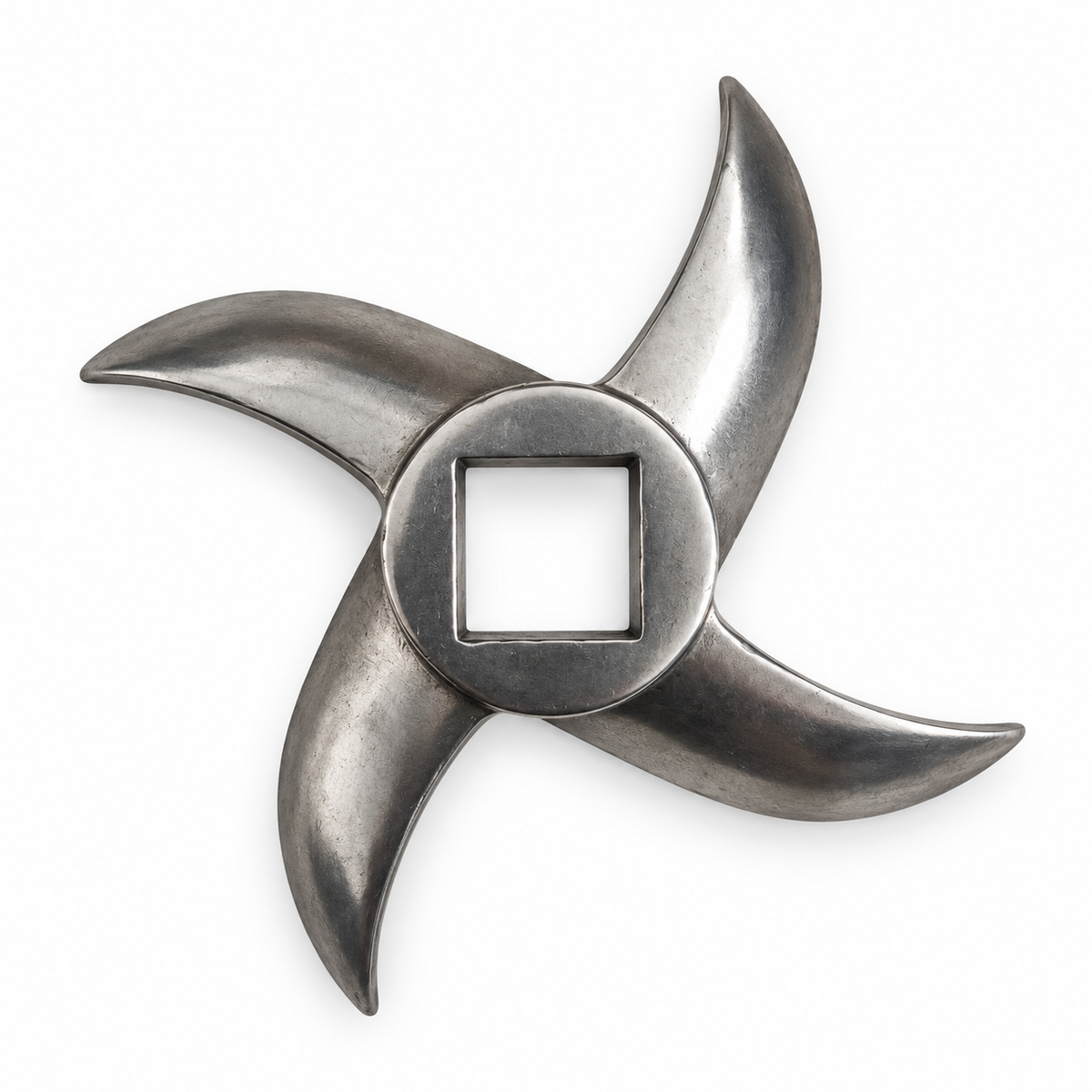 #52 Heavy-Duty Meat Grinder Curved Blade, 5.35" (136 mm) Stainless Steel Replacement Blade
