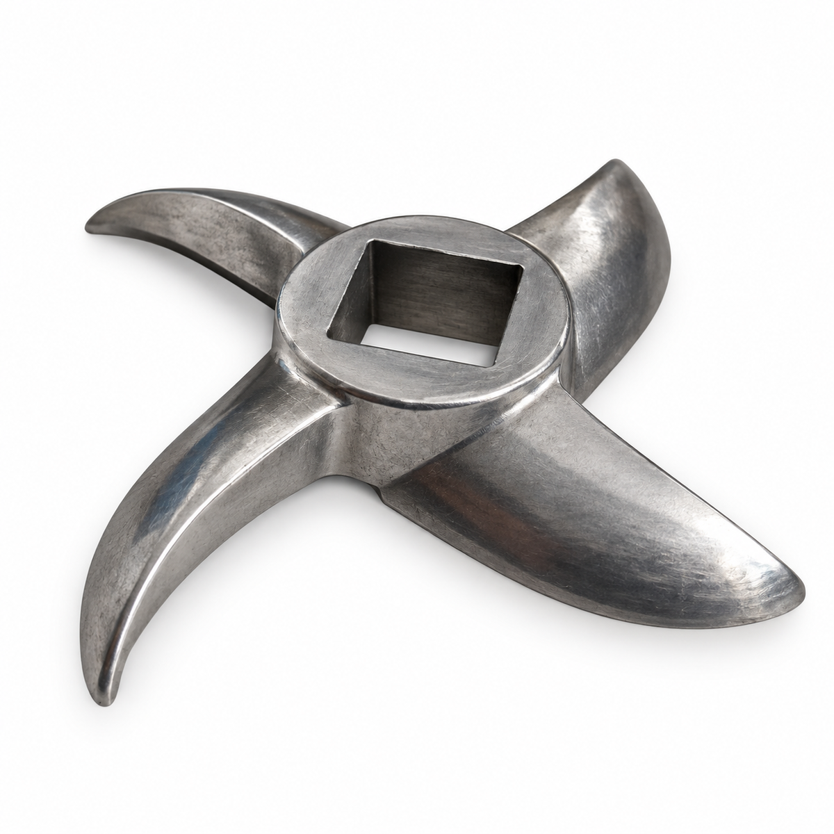 #52 Heavy-Duty Meat Grinder Curved Blade, 5.35" (136 mm) Stainless Steel Replacement Blade