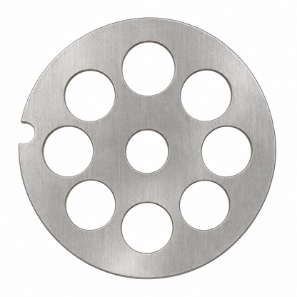 #8 Meat Grinder Plate, 2.43" (61.6 mm) Stainless Steel Grinding Disc