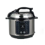 Load image into Gallery viewer, 6L Electric Pressure Cooker, Slow Rice Cooker, Steamer, Sauté,  Warmer &amp; Sterilizer, Stainless Steel
